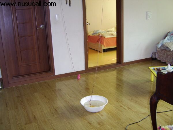  천정에서 물떨어지면 일단은 이렇게 