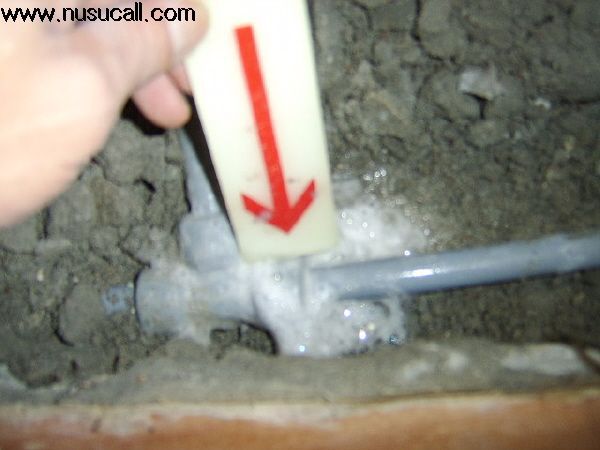  애지앙 아파트 냉수 pb부속 tee 부분 누수 