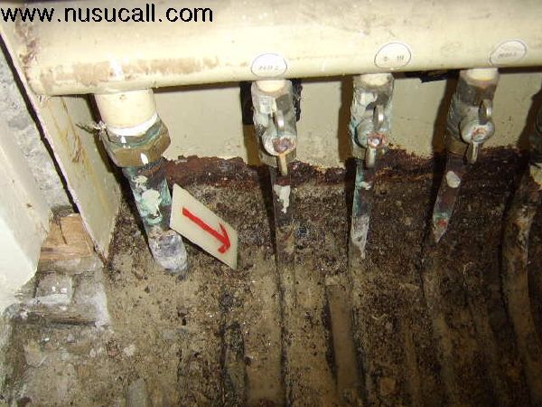 광명 하안동 주공아파트 분배기 header 누수 